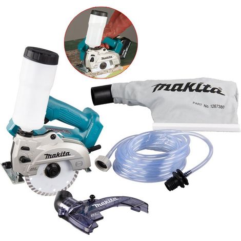 Makita DCC501ZX1 18v 125mm Brushless Dustless Wet Disc Cutter Tile Saw - Bare (1/5)