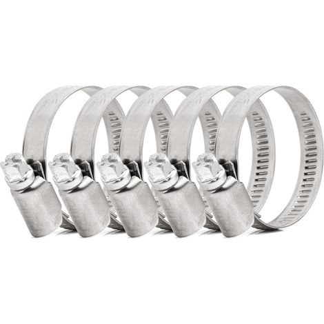 Abrazadera de tornillo sin fin, 5 unidades, 25-40 mm/9 mm W2 amio-04586 (1/3)