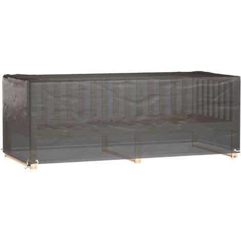 Maison Exclusive - Copri Mobili Giardino 2pz 8 Occhielli 192x82x65cm Rettangolare