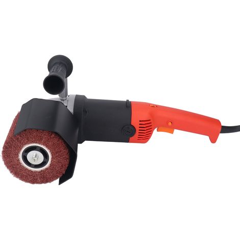 Machine à tréfiler l'acier inoxydable à vitesse variable de 1400 W, de qualité industrielle, pour le polissage miroir et le lustrage de fils métalliques. Norme européenne 220 V. (1/5)