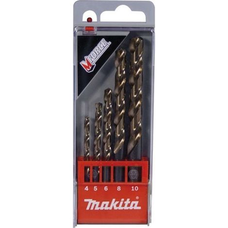 Makita - Juego de brocas para metal de 5 piezas. D-30508
