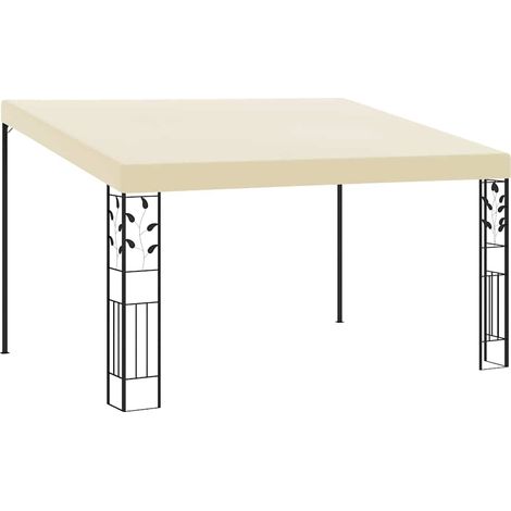 Wand-Pavillon 4x3x2,5 m Cremeweiß