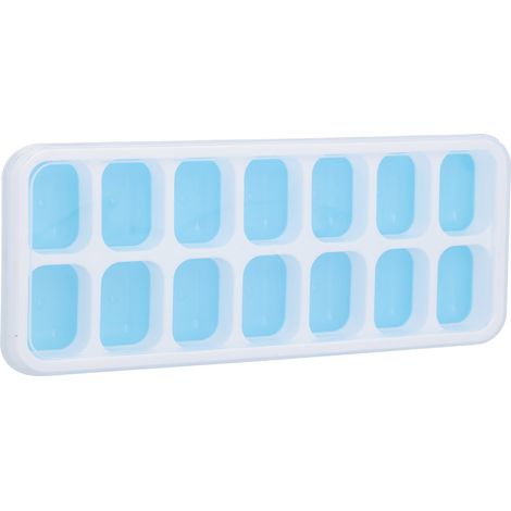 Eiswürfelform aus lebensmittelechtem Silikon mit abnehmbarem Deckel für Cocktails (1/5)