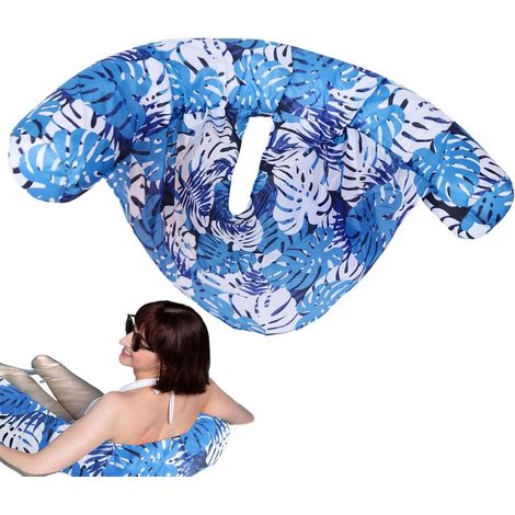 Flotteurs de piscine pour adultes, avec dossier, gonflable, pliable, pour hommes, femmes, enfants, été, rivière, camping, fête, natation (1/5)