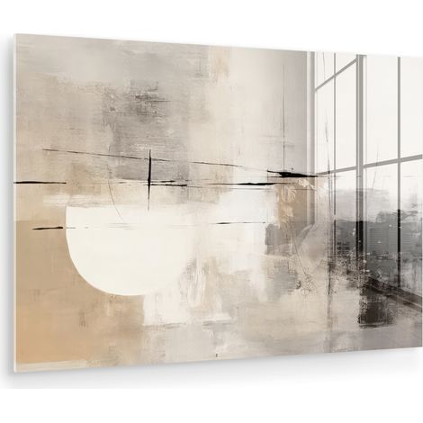 CUADRO DE METACRILATO Abstracto - Arte - Gris Pinturas 60x40 (1/5)