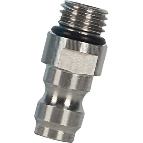 Pistolet à gaz en acier inoxydable résistant à la corrosion avec orifice fileté M8x1 et clapet anti-retour, conçu pour les conduites de gaz industrielles, multicolore B (1/5)