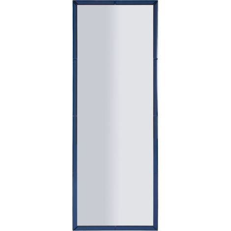 Miroir mural bleu Berlin 55 x 2 x 150 cm (dimensions intérieures du miroir : 49 x 143,5 cm) (1/5)
