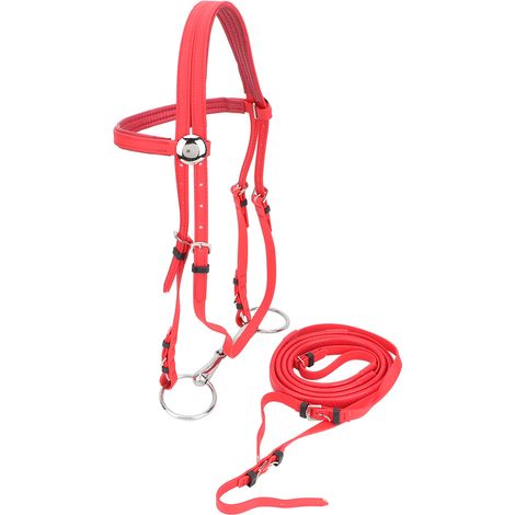 Rêne pour cheval amovible réglable - idéal pour l'équitation, design pratique, usage quotidien, polyvalent, pour écurie (1/5)