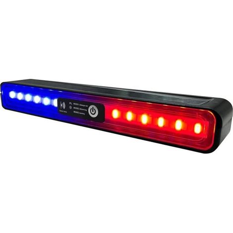 Lampe stroboscopique solaire d'avertissement, applique murale extérieure, lumière blanche