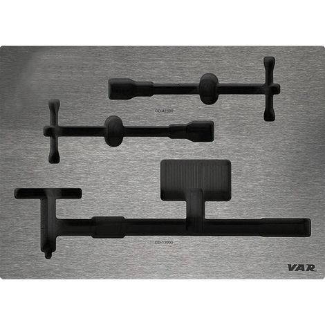 Organizzatore di utensili Var cd-13900 schiuma alta densità resistente