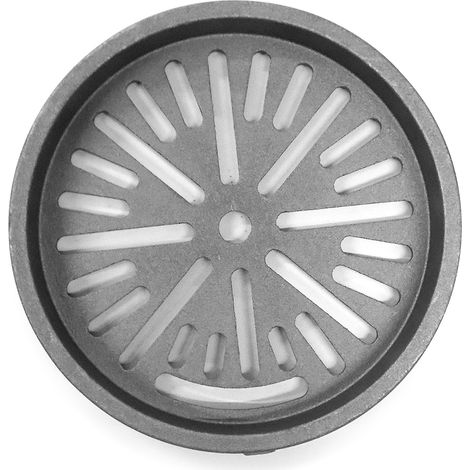 Support de grille pour poêles à cheminée Rondo R de Dan Skan - fonte - dimensions d'encastrement parfaitement adaptées