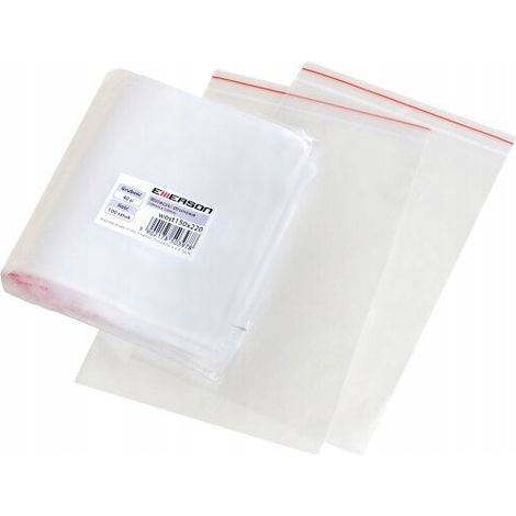 Verpackung emerson ziplock bags wiederverwendbar staubdicht 120x180 mm (1/2)