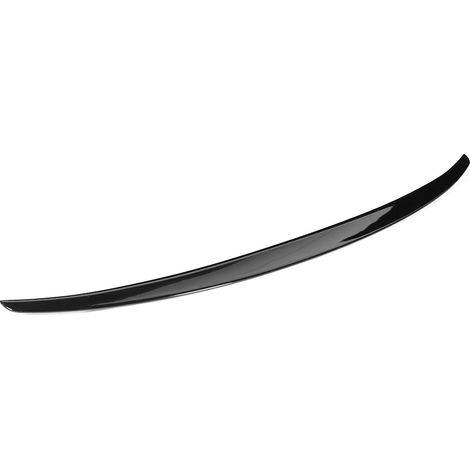 Hochglänzender schwarzer Heckspoiler mit hohem Tritt, passend für Audi A4 B8 B8.5 Limousine (2009–2016) (1/5)