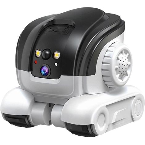 Caméra robotisée sur roues, vision nocturne, pour bébé, idéale pour entrepôt, magasin ou bureau. (1/5)