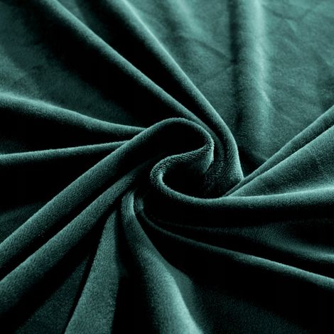 HOUSSE DE FAUTEUIL/CANAPÉ 1 PLACE EN VELOURS VERT BOUTEILLE [22P1] (1/5)