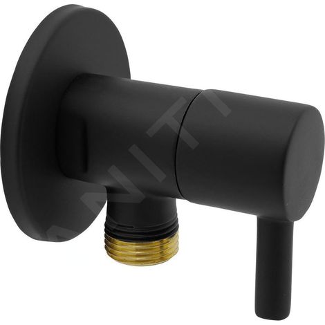 Novaservis Robinets d’angle - Robinet d’arrêt, noir mat Z295-BL (1/2)