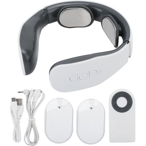 Massageur Cervical Électrique avec Chaleur et Impulsions - Soin Intelligent pour Vertèbres Cervicales (1/5)