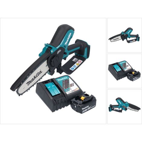 Motosega a batteria Makita DUC 150 RM 18 V 15 cm brushless + 1x batteria 4,0 Ah + caricabatterie