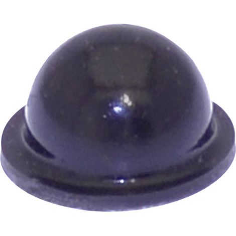TOOLCRAFT PD2055SW Gerätefuß selbstklebend, rund Schwarz (Ø x H) 9.6 mm x 5.4 mm 1 St.