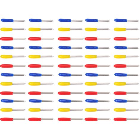 Lot de 60 lames de rechange incisives 30/45/60°, haute dureté, couteaux de remplacement avec 3 boîtes de rangement, usage domestique et professionnel. (1/5)