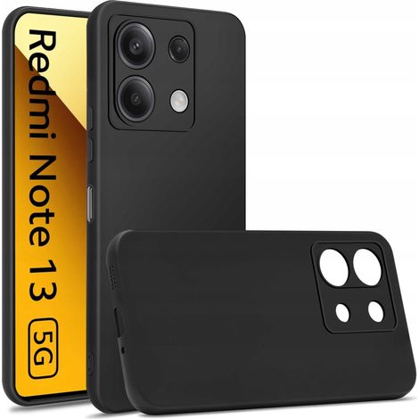 Schutzhülle für Xiaomi Redmi Note 13 5G: Silikon-Rückseite, matt + Glas (1/5)