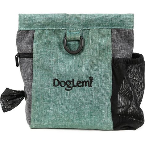 Bolsa para premios para perros, comedero, bolsa de entrenamiento, riñonera, bolsa para pasear perros (1/5)