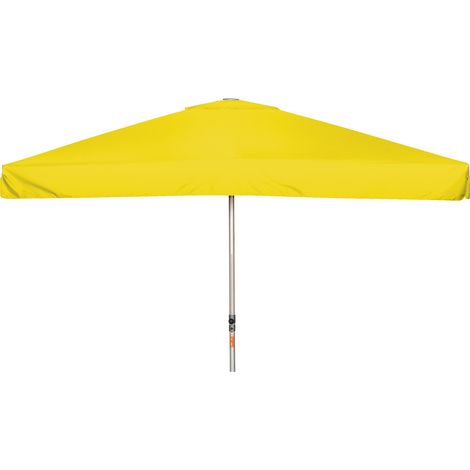 Doppler Sonnenschirm/ Großschirm "Alu Expert Teleskop" 300 x 300 cm, gelb, mit Volant, Bezug aus 100% Polyester, Gestell aus Aluminium, 18,1 kg (1/5)