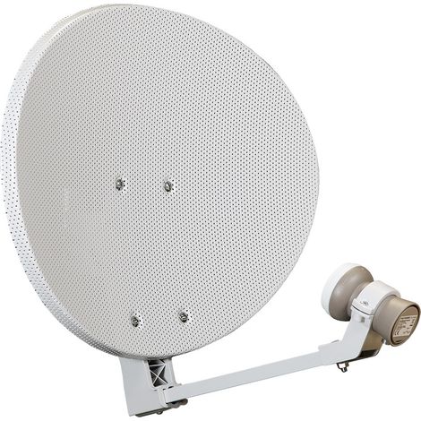 Antenne parabolique elliptique en acier perforé – Diamètre < 60 cm – Faible bruit 0.05 dB – Protection contre signaux parasites – Metronic