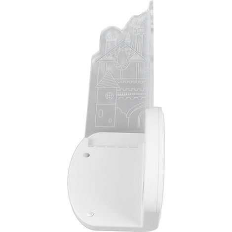 Veilleuse château à détecteur de mouvement, rechargeable par USB, pour couloir, escalier ou chambre. (1/5)