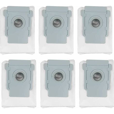 Staubsaugerbeutel – Kompatibel mit Roomba i3, i3+, i4+, i7, i7+, j7+, s9 und s9+ Clean Base – 4-lagiger Filter (99 % Filterleistung) – 6er-Pack (1/5)