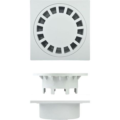 CHIUSINO SIFONATO GRIGIO CM 20X20 Ø80-100-110