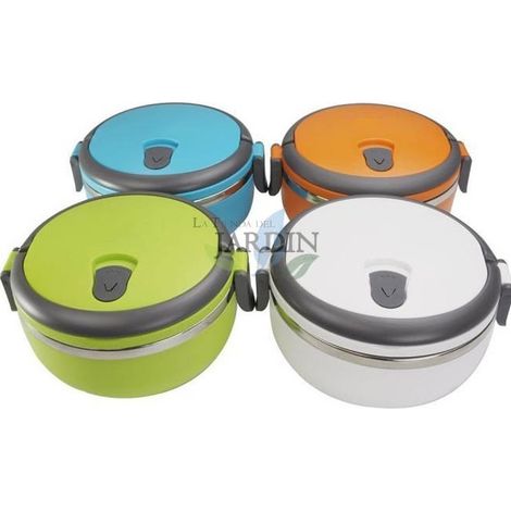 700 ml Lunchbox aus Edelstahl (zufällige Farbe) (1/2)