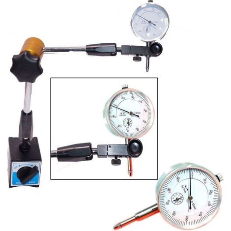 BASE MAGNETICA SNODABILE + COMPARATORE CENTESIMALE TORNIO BASE SNODABILE