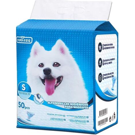 Tapis éducateur pour chien, Tapis de toilette absorbant pour chien, 60 x 40 cm, 50 pièces