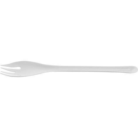 EKO Fourchette blanche en CPLA 17,5 cm - 1500 unités - Betik