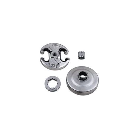 Kit de remplacement embrayage pour tronçonneuses Husqvarna 340 345 346XP 350 351 353 445 450 – Roulement à aiguilles – Installation complexe