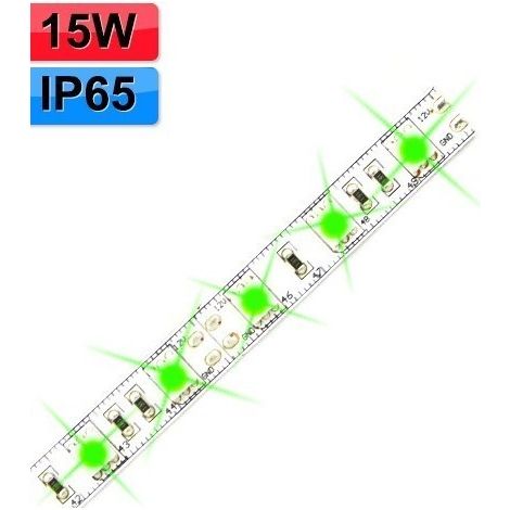 5 mètres de Ruban LED - 12V - 15W/m - IP65 - Vert