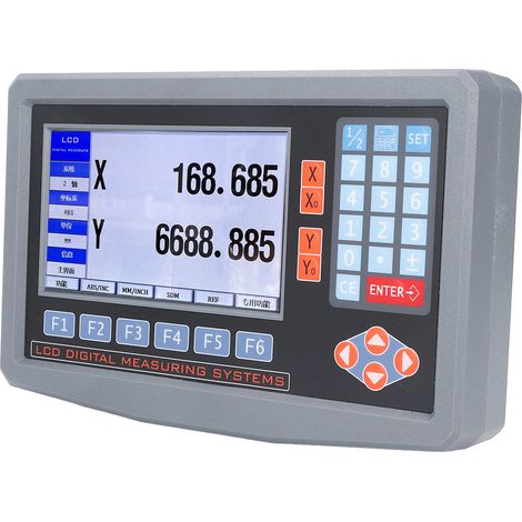 Große LCD-Anzeige, digitale Rasteranzeige für Fräsmaschinen und Drehmaschinen, EU-Stecker 80–260 V (1/5)