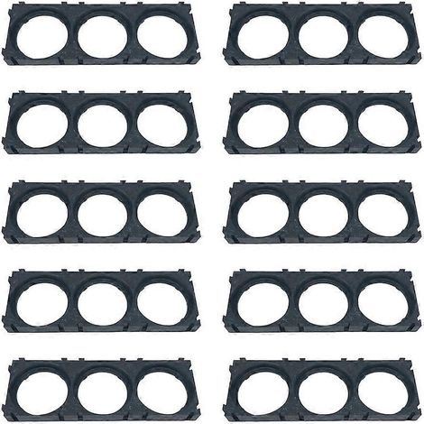 Support pour piles cylindriques 33140 - Porte-piles lithium fixe pour projets DIY - Support 1x3 pour batteries