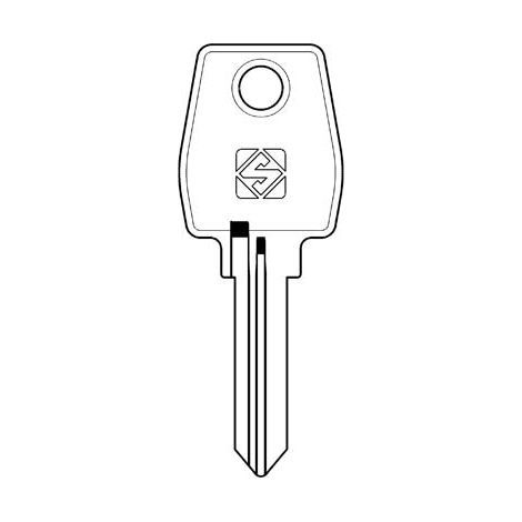 CHIAVE PIATTA EUROLOCKS EU11R SILCA - ACCIAIO NICHELATO- 10 pezzi