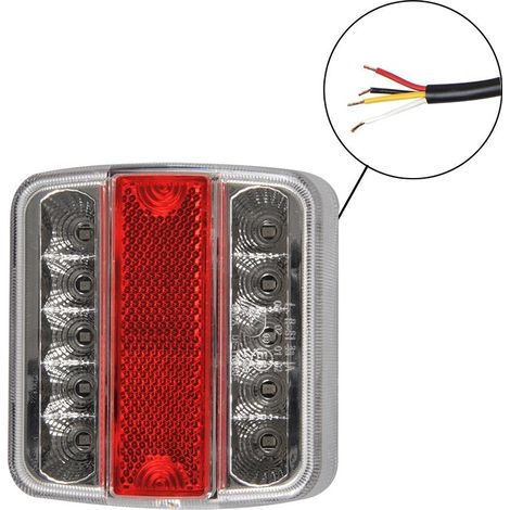Fanale posteriore 4 funzioni 98x105mm 14led (1/5)