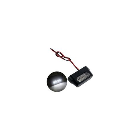 Module éclairage LED V2 Moto plaque d'immatriculation Universel - 12V Etanche (1/5)