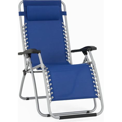 C SEDIA SDRAIO MULTIPOSIZIONE GREEK BLUE 2 PZ (1/2)