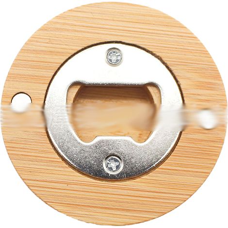 Ouvre-bouteille Magnetique Bois - Pour Refrigerateur Cuisine Bar - 1 Piece (1/5)