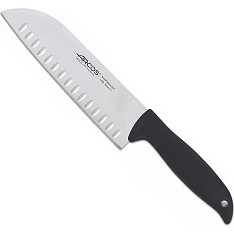 Santoku coltello Arcos Minorca 145900 in acciaio inox Nitrum e mango polipropilene con lama 18 cm in blister. (1/3)