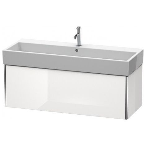 Duravit XSquare Vanity unit à suspension murale 118,4x 46,0 cm, 1 tiroir, pour lavabo Vero Air 235012, Couleur (avant/corps): linge - XS409707575