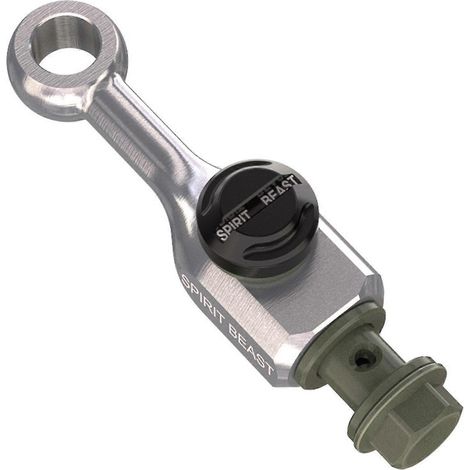 Raccord universel pour tuyau d'huile de frein hydraulique de moto, rallonge pour tuyau d'huile d'embrayage, support pour moto Honda Suzuki - Argent (1/5)