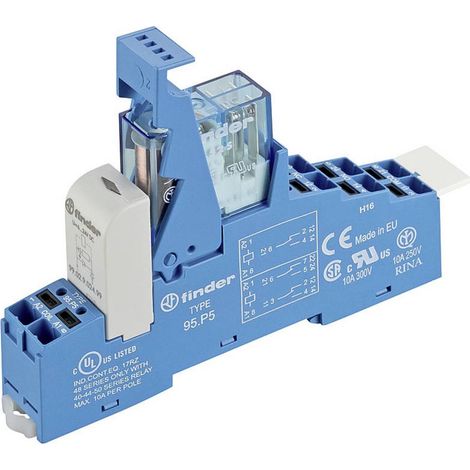 Finder 48.P6.7.024.1050SPA Interface relais 24 V/DC 16 A 1 inverseur (RT) 1 pc(s)