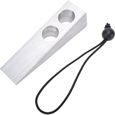 Cale de porte pour pompier en alliage d'aluminium avec cordon élastique légère sauvetage d'urgence pour extérieur (1/5)