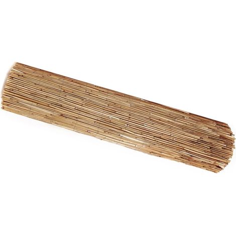 Bambou Naturel 1,5X5M 100% Canne de Bambou Enclos Naturel Cannes Cousues